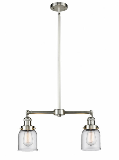 Bell 2 Light Stem Adjustable Island 10 Inch and 21 Inch Wide by Innovations - 209-SN-G52
