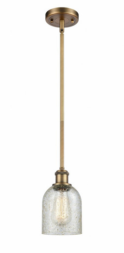 Caledonia 1 Light Mini Pendant 9 Inch Tall and 5 Inch Wide by Innovations - 516-1S-BB-G259