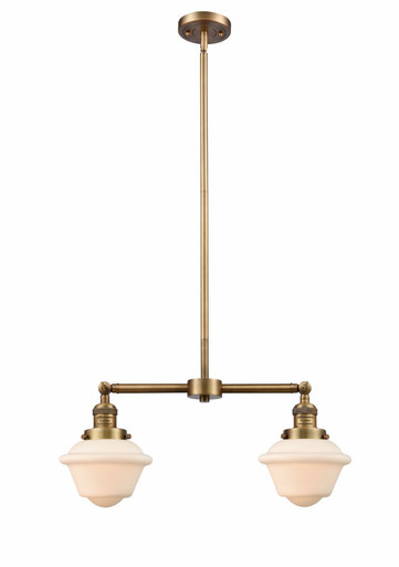 Oxford 2 Light Stem Adjustable Island 10 and 24 Inch Wide by Innovations - 209-BB-G531