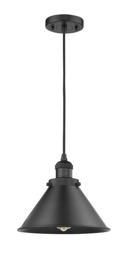 Briarcliff 1 Light Small Pendant by Innovations - 201C-BK-M10-BK