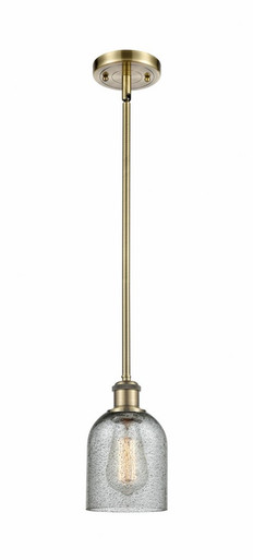 Caledonia 1 Light Mini Pendant 9 Inch Tall and 5 Inch Wide by Innovations - 516-1S-AB-G257