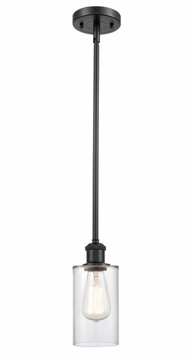 Clymer 1 Light Mini Pendant 8.88 Inch Tall X 3.88 Inch Wide by Innovations - 516-1S-BK-G802