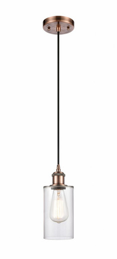 Clymer 1 Light Cord hung Mini Pendant 8.88 X 3.88 Inch Wide by Innovations - 516-1P-AC-G802
