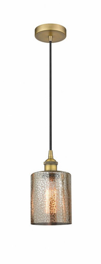 Cobbleskill 1 Light Cord Mini Pendant 9 and 5 Inch Wide by Innovations - 616-1P-BB-G116