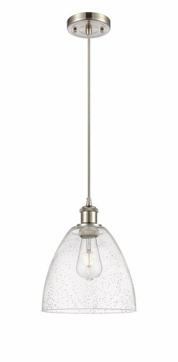 Bristol 1 Light Cord hung Mini Pendant 11.5 InchX9 Inch Wide by Innovations - 516-1P-SN-GBD-94