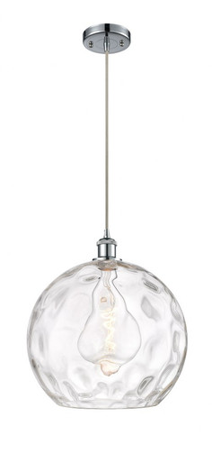 Athens Water Glass 1 Light Cord Hung Pendant 15.13 X 13 by Innovations - 516-1P-PC-G1215-14