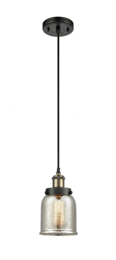 Bell 1 Light Cord hung Mini Pendant 10 Inch and 5 Inch Wide by Innovations - 916-1P-BAB-G58