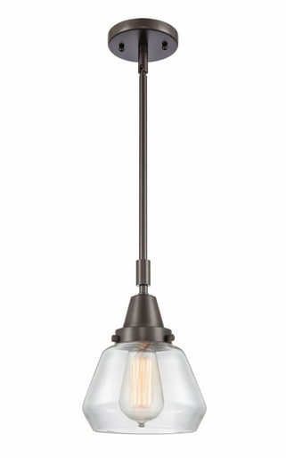 Fulton 1 Light Stem Mini Pendant 10.13 Inch and 7 Inch Wide by Innovations - 447-1S-OB-G172