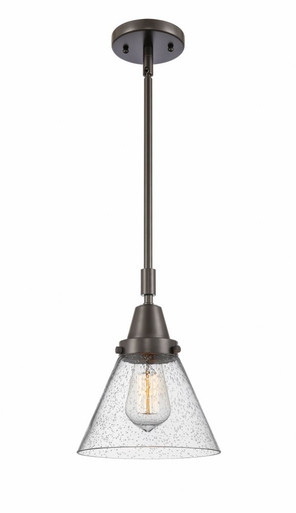 Cone 1 Light Stem Mini Pendant 11.13 Inch Tall X 8 Inch Wide by Innovations - 447-1S-OB-G44