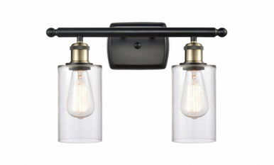 Clymer 2 Light Bath Vanity 9.88 Inch Tall X 13.88 Inch Wide by Innovations - 516-2W-BAB-G802