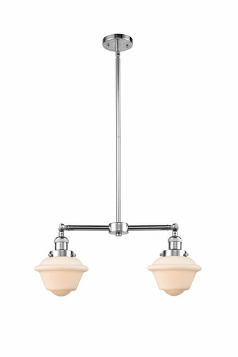 Oxford 2 Light Stem Adjustable Island 10 and 24 Inch Wide by Innovations - 209-PC-G531