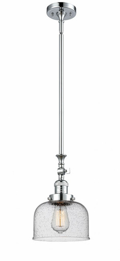Bell 1 Light Adjustable Mini Pendant 11.63 X 7.75 Inch Wide by Innovations - 206-PC-G74