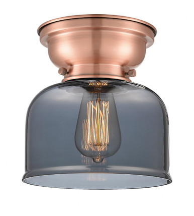 Bell 1 Light Flush Mount 8 Inch Tall and 7.75 Inch Wide by Innovations - 623-1F-AC-G73