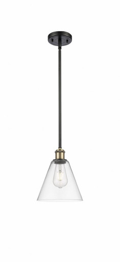 Berkshire Glass 1 Light Mini Pendant 10 Inch and 8 Inch Wide by Innovations - 516-1S-BAB-GBC-82