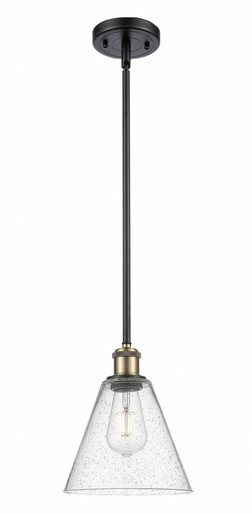 Berkshire Glass 1 Light Mini Pendant 10 Inch and 8 Inch Wide by Innovations - 516-1S-BAB-GBC-84