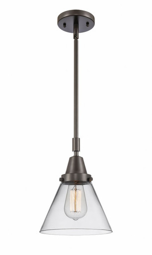 Cone 1 Light Stem Mini Pendant 11.13 Inch Tall X 8 Inch Wide by Innovations - 447-1S-OB-G42