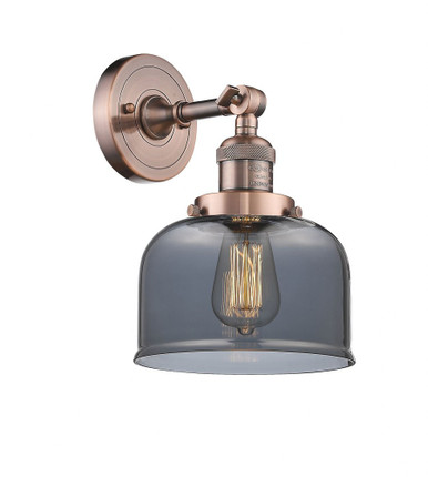 Bell 1 Light Adjustable Wall Sconce 12 Inch and 8 Inch Wide by Innovations - 203-AC-G73