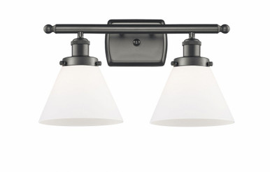 Cone 2 Light Bath Vanity 10.13 Inch Tall and 18 Inch Wide by Innovations - 916-2W-OB-G41