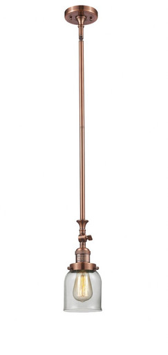 Bell 1 Light Adjustable Mini Pendant 11.63 X 5 Inch Wide by Innovations - 206-AC-G52