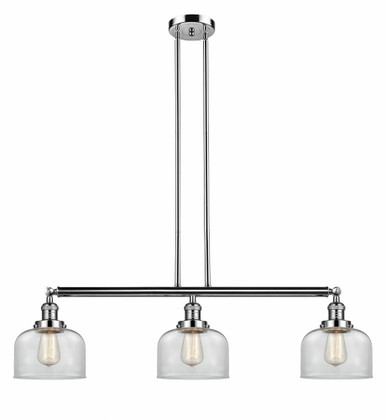 Bell 3 Light Stem Adjustable Island 13 Inch X 40.5 Inch Wide by Innovations - 213-PN-G72