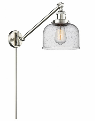 Bell 1 Light Adjustable Swing Arm Down Wall Sconce 25X8 Inch by Innovations - 237-SN-G74