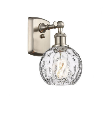 Athens Water Glass 1 Light Wall Sconce 9 Inch X 6 Inch Wide by Innovations - 516-1W-SN-G1215-6