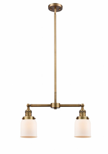 Bell 2 Light Stem Adjustable Island 10 Inch and 21 Inch Wide by Innovations - 209-BB-G51