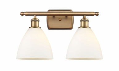 Bristol Glass 2 Light Industrial Vanity Light by Innovations - 516-2W-BB-GBD-751