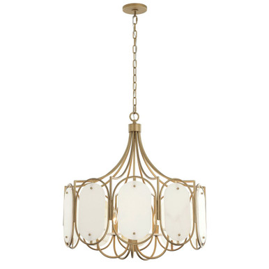 Panelist 5 Light Pendant 28.25 Inch Tall and 26 Inch Wide by Varaluz - 556P05BK