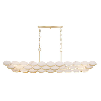 High Tide 6 Light Linear Pendant 7.5 Inch Tall X 62.5 Inch Wide by Varaluz - 561N06FG
