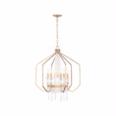 Barcelona 7 Light Pendant 26 Inch Tall and 26 Inch Wide by Varaluz - 270P07BK
