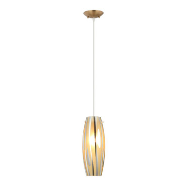 Chroman Empire 1 Light Mini Pendant 14 Inch and 5.11 Inch Wide by Varaluz - AC1070SG
