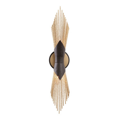 Aristocrat 2 Light Wall Sconce 22 Inch Tall and 4.5 Inch Wide by Varaluz - 570W02DBFG