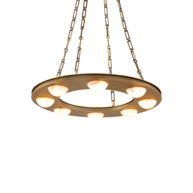 Lorelei 5.1W 8 LED Pendant 4 Inch Tall and 28 Inch Wide by Modern Forms - PD288628-AB