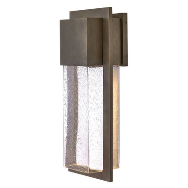 Alex 7W 1 LED Outdoor Wall Mount Lantern 20 Inch Tall X 8 Inch Wide by Lark - 82014BU-LL