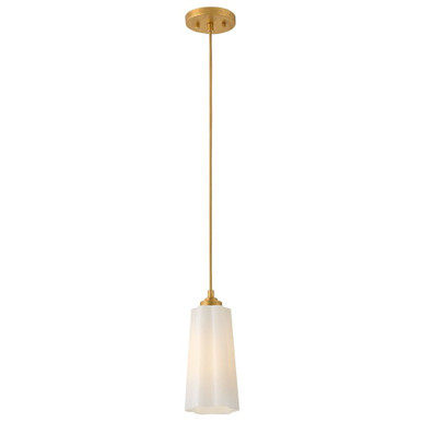 Honey 10W 1 LED Pendant 11.5 Inch Tall and 5.25 Inch Wide by Lark - 83714DA