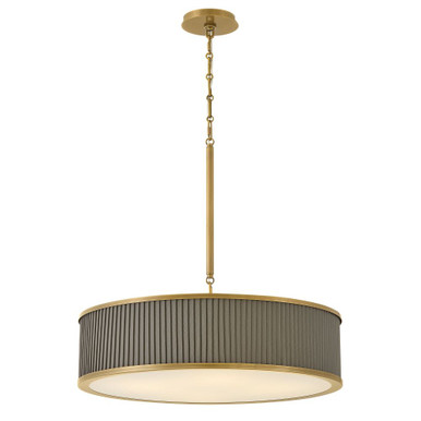 Arden 10W 4 LED Drum Chandelier 8.5 Inch Tall and 24 Inch Wide by Hinkley - 45055HB