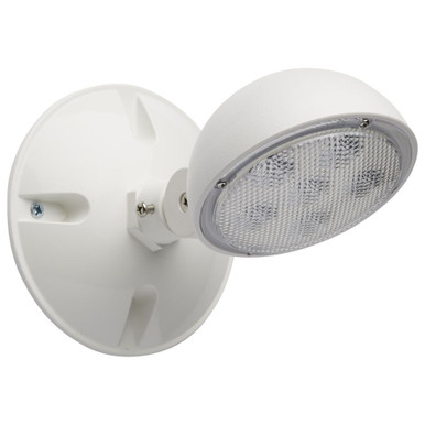 1W 1 LED Single Head Wet Remote Emergency Light 4.5 Inch Wide by Nuvo - 67/136