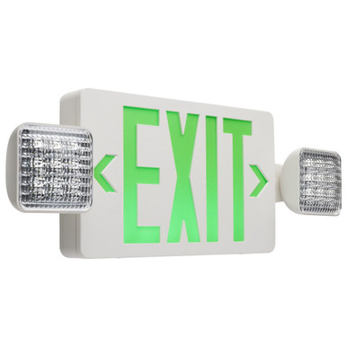 3.5W 2 LED Exit Sign/Emergency Light 7.25 Inch Tall X 19 Inch Wide by Nuvo - 67/122_p