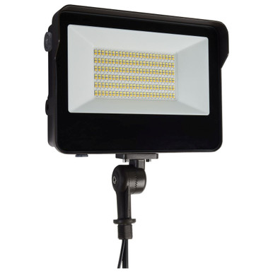 80W LED Outdoor Flood Light 3.07 Inch Tall and 11.68 Inch Wide by Nuvo - 65/542