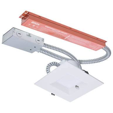 20.5W LED SquareCommercial Downlight Retrofit with Emergency Driver by Nuvo - S21613