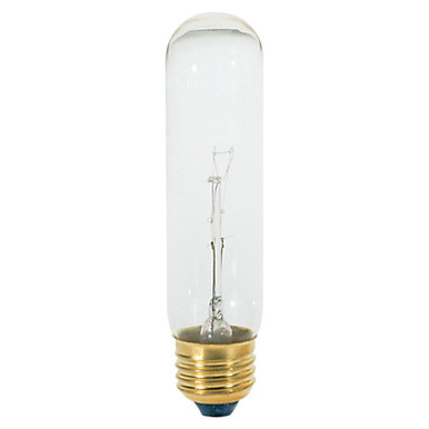 120V 25W T10 Medium Base Carded Bulb 1.25 Inch and 5 Inch Length by Satco - S3700_p