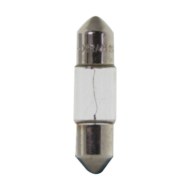 3W T2.75 Festoon Base Bulb 0.344 Inch Wide and 1.125 Inch Length by Satco - S7776