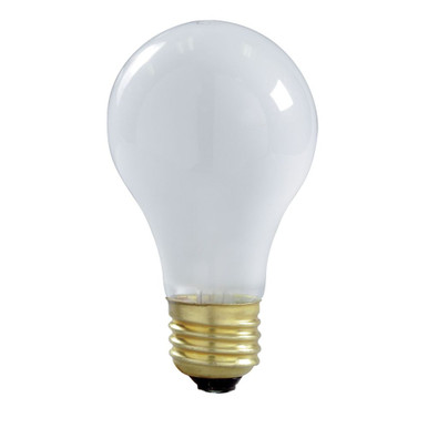 100W A19 Med Left Hand Thread LHT Base Bulb 2.38X4.13 Inch Length by Satco - S6010