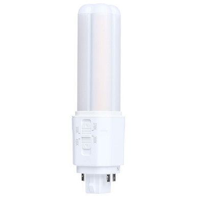 7W PLC LED G24q Base Replacement Bulb 1.4 Inch Wide and 5.7 Inch by Satco - S29884