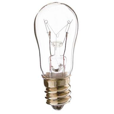 6W S6 Candelabra Base 2 Card Bulb 0.75 Inch and 1.88 Inch Length by Satco - S4717