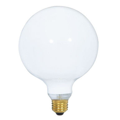 40W G40 Medium Base Bulb 5 Inch Wide and 6.75 Inch Length by Satco - S3001_p