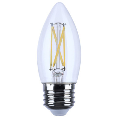 5.5W B11 Medium Base LED Bulb 1.38 Inch Wide and 3.58 Inch Length by Satco - S21290_p