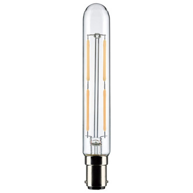 4W T6.5 Bayonet Double Contact Base LED Bulb 0.79 X 5 Inch Length by Satco - S21861