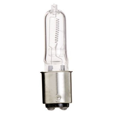 75W T4 Bayonet Double Contact Base Bulb 0.5 and 2.41 Inch Length by Satco - S3159
